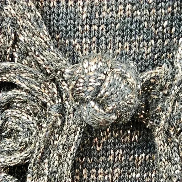 NWT Ellen Tracy Soutache Knit Cardigan and Tank Set Bronze and Gold Petite Med - Picture 9 of 16